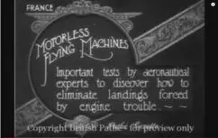 1922 Motorless flying machines