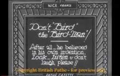 1932 Don't bird the bird man