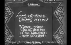 1932 Long distance gliding