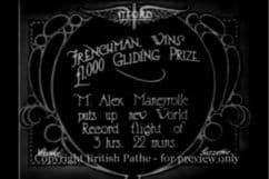 1922 Frenchman wins £1000 Pize