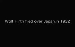 1935 wolf Hirth flies over Japan